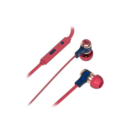 Tribe Audio-- Wonder Woman - DC Comics - Earphones with Microphone and Multifunctional Command - Smartphone - Avvenice