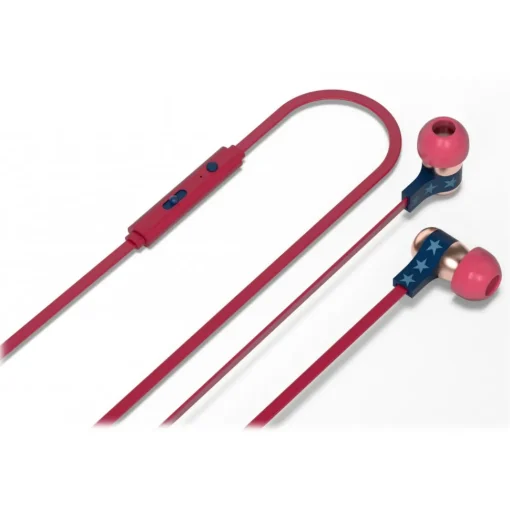 Tribe Audio-- Wonder Woman - DC Comics - Earphones with Microphone and Multifunctional Command - Smartphone - Avvenice