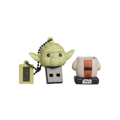 Tribe Accessories-- Yoda - Star Wars - The Last Jedi - USB Flash Drive Memory Stick 16 GB - Pendrive - Data Storage - Flash Drive - Avvenice