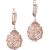 Tsars Collection Earrings-- Alexandra Guilloche Motif Earrings - Handmade in Swiss - Luxury Exclusive Collection - Avvenice
