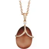Tsars Collection Necklaces-- Olga Bronze Diadem Necklace - Handmade in Swiss - Luxury Exclusive Collection - Avvenice