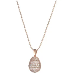Tsars Collection Necklaces-- Pink 9nine Silver Necklace - Handmade in Swiss - Luxury Exclusive Collection - Avvenice