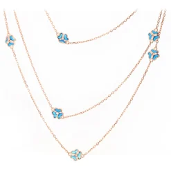 Tsars Collection Necklaces-- Tamara Romantic Garden Necklace 120 cm - Handmade in Swiss - Luxury Exclusive Collection - Avvenice