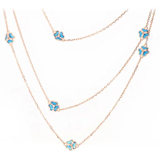 Tsars Collection Necklaces-- Tamara Romantic Garden Necklace 120 cm - Handmade in Swiss - Luxury Exclusive Collection - Avvenice
