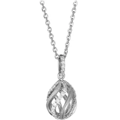 Tsars Collection Necklaces-- White 930 Silver Necklace - Handmade in Swiss - Luxury Exclusive Collection - Avvenice
