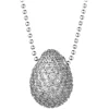 Tsars Collection Necklaces-- White 9nine Silver Necklace - Handmade in Swiss - Luxury Exclusive Collection - Avvenice