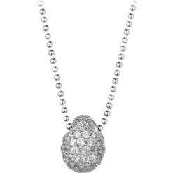 Tsars Collection Necklaces-- White 9nine Silver Necklace - Handmade in Swiss - Luxury Exclusive Collection - Avvenice