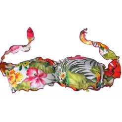 Twinset Swimwear-- Bandband Sea Swimsuit - Floral Pattern - Bikini - Made in Italy - Luxury Exclusive Collection - Avvenice