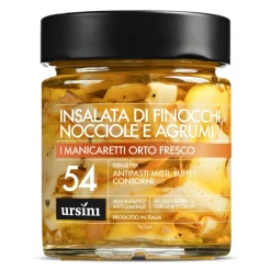 Ursini Preserved Foods-- Salad of Fennels, Hazelnuts and Citrus - 54 - New Classic - Delicacies - Organic Italian Extra Virgin Olive Oil - Avvenice