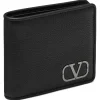 Valentino Wallets-- Black Leather Wallet - Exclusive Luxury Collection - Avvenice