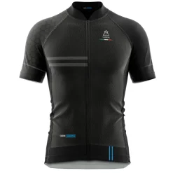 Vardena Sportswear-- Honey Line - Black - Carbon Ceramic Jersey - New Collection - Made in Italy - Luxury High Quality - Avvenice