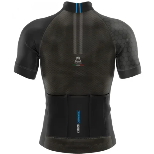 Vardena Sportswear-- Honey Line - Black - Carbon Ceramic Jersey - New Collection - Made in Italy - Luxury High Quality - Avvenice