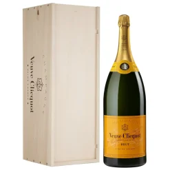 Veuve Clicquot Champagne Wines-- Yellow Label - Brut - Salmanazar - Wood Box - Pinot Noir - Luxury Limited Edition - 9 l - Avvenice