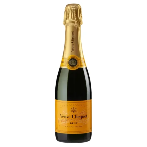 Veuve Clicquot Champagne Wines-- Yellow Label - Half - Brut - Pinot Noir - Luxury Limited Edition - 375 ml - Avvenice