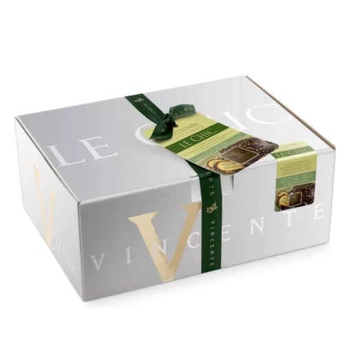 Vincente Delicacies Sweets-- Artisan Easter Dove - Dark Chocolate and Pistacchio of Sicilia Bronte Cream D.O.P. - Le Chic - Gift Box - Avvenice
