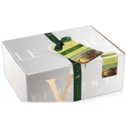 Vincente Delicacies Sweets-- Artisan Easter Dove - Dark Chocolate and Pistacchio of Sicilia Bronte Cream D.O.P. - Le Chic - Gift Box - Avvenice