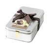 Vincente Delicacies Sweets-- Assortment of Classic Almond Cookies and with Sicilian Pistachios Covered with Chocolate - Luxor Box - Avvenice