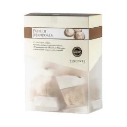 Vincente Delicacies Sweets-- Classic Almond Sicilian Cookies - Fine Pastry with Almonds in Crystal Box - Avvenice