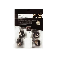Vincente Delicacies Sweets-- Classic Almond Cookies Covered With 70% Extra-Dark Chocolate - Crystal Box - Avvenice