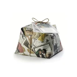 Vincente Delicacies Sweets-- Claudia Cardinale - Artisan Panettone with Modica Chocolate - Sicilian Looks - Hand Wrapped - Avvenice