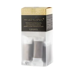 Vincente Delicacies Sweets-- Crunchy Nougat Pieces with Sicilian Hazelnuts and Covered with Pure Milk Chocolate - Matador Crystal Box - Avvenice