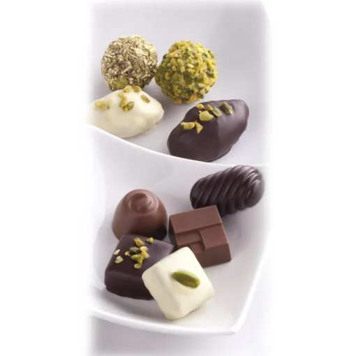 Vincente Delicacies Sweets-- Delicate Pastries Covered in Chocolate and Crushed Green Pistachio from Bronte P.D.O. - Maravilha Smeraldi - Avvenice