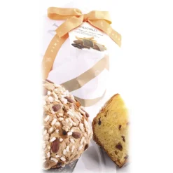 Vincente Delicacies Sweets-- Panettone with Sicilian Pistachio, Peach and Chocolate - Printemps - Hand Wrapped Artisan - Avvenice