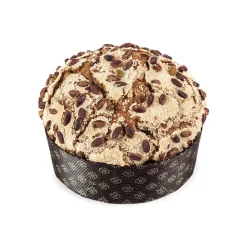 Vincente Delicacies Sweets-- Panettone with Sicilian Pistachio, Peach and Chocolate - Printemps - Hand Wrapped Artisan - Avvenice