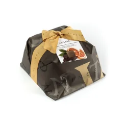 Vincente Delicacies Sweets-- Panettone Covered with Dark Chocolate with Orange - Zagara - Hand Wrapped Artisan - Avvenice
