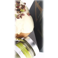 Vincente Delicacies Sweets-- Panettone Covered with White Chocolate with Bronte Pistachio Cream P.D.O. - Mélange - Avvenice