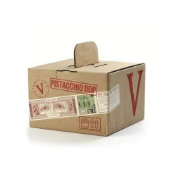 Vincente Delicacies Sweets-- Sant'Agata - Artisan Panettone with White Chocolate and Pistachio - Sicilian Looks - Box - Avvenice