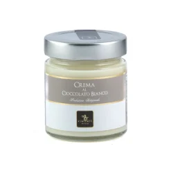 Vincente Delicacies Sweets-- Sweet Cream Spread with White Chocolate - Artisan Spreadable Creams - 180 g - Avvenice