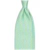 Viola Milano Ties & Bow Ties-- Artisan Square Selftipped Italian Silk Tie - Sun - Handmade in Italy - Luxury Exclusive Collection - Avvenice