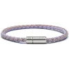 Viola Milano Bracelets-- Braided Genuine Italian Leather Bracelet - Purple Mix - Handmade in Italy - Luxury Exclusive Collection - Avvenice