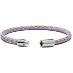 Viola Milano Bracelets-- Braided Genuine Italian Leather Bracelet - Purple Mix - Handmade in Italy - Luxury Exclusive Collection - Avvenice