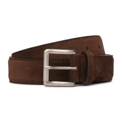 Viola Milano Belts-- Classic Italian Suede Belt - Brown - Handmade in Italy - Luxury Exclusive Collection - Avvenice