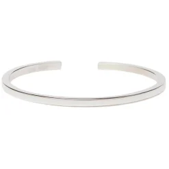 Viola Milano Bracelets-- Classic Sterling Silver Bangle - Small - Handmade in Italy - Luxury Exclusive Collection - Avvenice