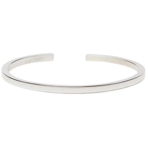 Viola Milano Bracelets-- Classic Sterling Silver Bangle - Small - Handmade in Italy - Luxury Exclusive Collection - Avvenice