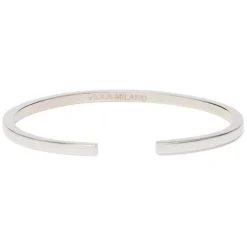 Viola Milano Bracelets-- Classic Sterling Silver Bangle - Small - Handmade in Italy - Luxury Exclusive Collection - Avvenice