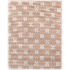 Viola Milano Ties & Bow Ties-- Clover Floral Selftipped Italian Silk Tie - Sand - Handmade in Italy - Luxury Exclusive Collection - Avvenice