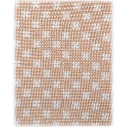 Viola Milano Ties & Bow Ties-- Clover Floral Selftipped Italian Silk Tie - Sand - Handmade in Italy - Luxury Exclusive Collection - Avvenice