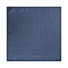 Viola Milano Ties & Bow Ties-- Coral Pattern Silk Pocket Square - Navy - Handmade in Italy - Luxury Exclusive Collection - Avvenice