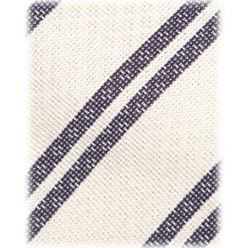 Viola Milano Ties & Bow Ties-- Fina Stripe 3-Fold Grenadine Tie - Pale Lemon Mix - Handmade in Italy - Luxury Exclusive Collection - Avvenice