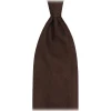 Viola Milano Ties & Bow Ties-- Grenadine Garza Fina Unlined Tie - Brown - Handmade in Italy - Luxury Exclusive Collection - Avvenice