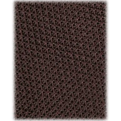 Viola Milano Ties & Bow Ties-- Grenadine Garza Fina Unlined Tie - Brown - Handmade in Italy - Luxury Exclusive Collection - Avvenice