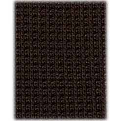 Viola Milano Ties & Bow Ties-- Knitted Limited Label V-End Silk Tie - Brown - Handmade in Italy - Luxury Exclusive Collection - Avvenice