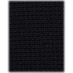 Viola Milano Ties & Bow Ties-- Knitted Limited Label V-End Silk Tie - Navy - Handmade in Italy - Luxury Exclusive Collection - Avvenice
