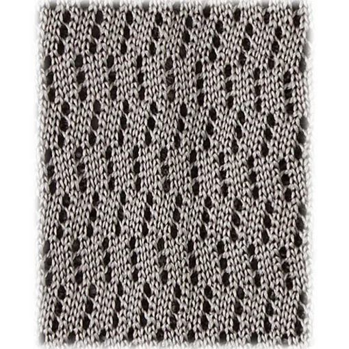 Viola Milano Ties & Bow Ties-- Knitted Zig Zag Pattern Silk Tie - Light Grey - Handmade in Italy - Luxury Exclusive Collection - Avvenice