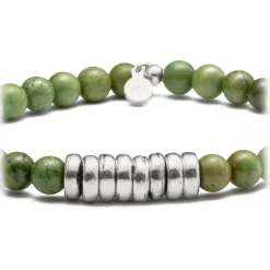Viola Milano Bracelets-- Magical Gemstone Disc Bracelet - Apple - Handmade in Italy - Luxury Exclusive Collection - Avvenice