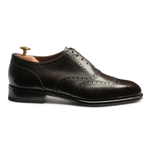 Viola Milano Shoes-- Milanese Goodyear Wingtip Oxford - Cognac - Handmade in Italy - Luxury Exclusive Collection - Avvenice